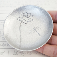 Sous-verre rond simple en métal écologique de 8,1 cm, protection isolante thermique pour tapis de table/protège-plats, restaurants, thé/café