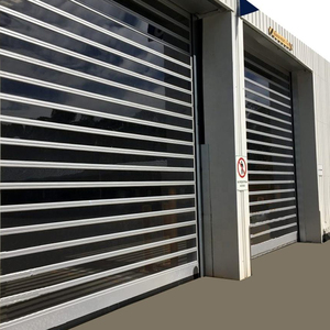 <span class=keywords><strong>Volets</strong></span> roulants en polycarbonate et aluminium de conception moderne, transparents, coupe-vent, en <span class=keywords><strong>composite</strong></span> de fibre de verre, pour usage commercial - Product Image 2