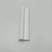 Plinthe murale moderne en PVC/PS écologique, imperméable, apprêtée blanche, pour villas et hôtels
