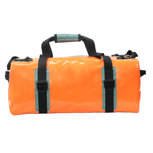 Bolsa de lona de PVC 500D con logotipo personalizado, bolsa de lona deportiva a prueba de agua, bolsa de viaje plegable para gimnasio seco, equipaje de 30L, 40L, 60 litros