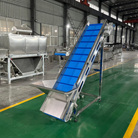 Commerciële professionele roestvrijstalen knoflookverwerkingslijn apparatuur knoflook schilmachine productielijn motorlager