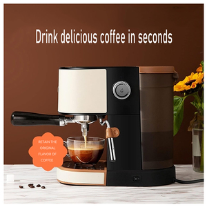 Cafetières expresso 20 bars <span class=keywords><strong>Petite</strong></span> machine à café semi-automatique Machine <span class=keywords><strong>électrique</strong></span> d'extraction de café Forte vapeur Mousse de lait - Product Image 2