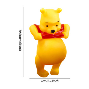 Nouvelle arrivée personnage de dessin animé décoration de gâteau pour enfants et filles fête d'anniversaire ours gâteau Topper pour enfants - Product Image 3