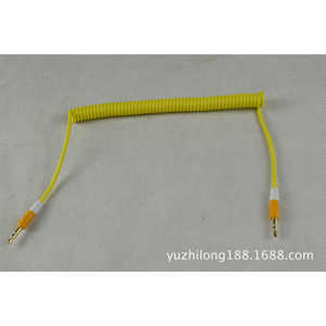 สายสัญญาณเสียง Aux ขนาด 3.5 มม. แบบตัวผู้ต่อตัวผู้ หุ้ม PVC แบบขด สำหรับสายสัญญาณเสียง - Product Image 3