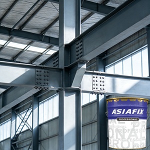 <span class=keywords><strong>Peinture</strong></span> époxy ignifuge résistante aux hautes températures, revêtement intumescent isolant thermique pour acier - Product Image 1