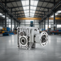 Réducteur à vis sans fin horizontal triphasé 38 kW entraîné par moteur avec roue à vis sans fin et vis sans fin, personnalisable ODM, rapport 1:1, 5 CV