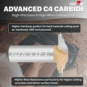 Tideway Carbide nghiêng <span class=keywords><strong>Router</strong></span> <span class=keywords><strong>bits</strong></span> Plunge <span class=keywords><strong>Router</strong></span> máy bằng gỗ chamfer chế biến gỗ công cụ cắt - Product Image 3