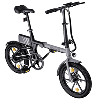 350W 36V 6AH 16*2.5 Pneu ebike KOOLUX X1 Alliage d'aluminium vélo électrique pliant gros pneu avec batterie au lithium