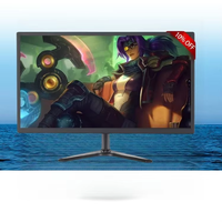 Hotline Ventes Directes 27 Pouces 75/165Hz Moniteur PC Sans Cadre Grand Écran DVI Haut-Parleur TV Remplacement pour Console de Jeu Ordinateur