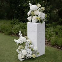 Dekorasi Bunga Bola Buatan untuk Pernikahan, Rangkaian Bunga Hydrangea Anthurium, Buket Centerpiece, Dekorasi Latar Belakang Acara