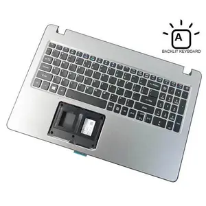 Laptop Lcd Back Cover Keyboard Voor Acer Aspire F5-573 Toetsenbord Zilver Palmrest 6B.GDAN7.028