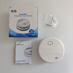 Sensor <span class=keywords><strong>de</strong></span> <span class=keywords><strong>Humo</strong></span> Óptico Infrarrojo Inalámbrico con Aplicación Tuya, Alimentado por Batería <span class=keywords><strong>de</strong></span> 9V, Alarma <span class=keywords><strong>de</strong></span> Incendio WiFi, <span class=keywords><strong>Detector</strong></span> <span class=keywords><strong>de</strong></span> <span class=keywords><strong>Humo</strong></span> Inteligente Tuya - Product Image 6