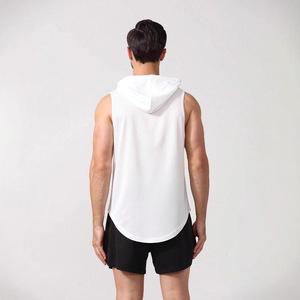 Chaleco con Capucha para Hombre, Nuevo Modelo de Verano, con Bolsillos, Sudadera, Camiseta Deportiva sin Mangas - Product Image 3