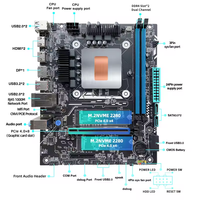 ERYING MODT DIY Gaming Computer Kit Lga1151 Core I7 13800H Procesador 14C20T Interposer NVME SATA DDR4 RAM Desktop Processor