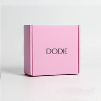 Boîtes d'expédition roses avec logo personnalisé pour les petites entreprises, petites boîtes en carton ondulé pour l'emballage, boîtes cadeaux