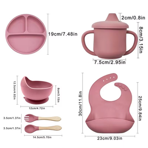 Juego de Vasos Antiderrames Reutilizables para Niños Pequeños, Aptos para Microondas, Libres de BPA, Diseño de Animales de Silicona para Bebés y Niños - Product Image 1