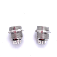 Connecteur de prise automobile et aéronautique Soulin Gx16 à 9 broches en laiton, borne de connexion mâle pour câblage à souder