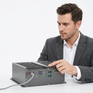 Ordinateur industriel sans ventilateur MINI BOX PC Embarqué IPC Intel J3455 2LAN 6COM 6USB avec emplacement d'extension PCI-E <span class=keywords><strong>X4</strong></span>, large plage de température, CE RoHS - Product Image 3