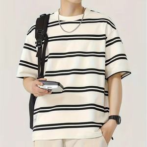 เสื้อยืดเจอร์ซีย์ทรงบ็อกซี่โอเวอร์ไซส์ พิมพ์โลโก้ตามสั่ง ผ้าฝ้าย 100% ไหล่ตก สไตล์สปอร์ต สตรีทแวร์ สีพื้น ระบายอากาศได้ดี เป็นมิตรต่อสิ่งแวดล้อม สำหรับผู้ชาย - Product Image 2