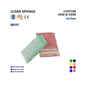 Nhà Máy Bán buôn nóng bán nhà bếp chà miếng bọt biển mật độ cao có thể giặt cho món ăn làm sạch loại bỏ dầu mỡ và bồn rửa nhà bếp lau - Product Image 1