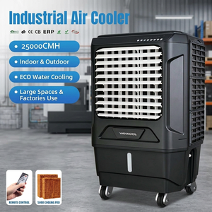Enfriador de aire evaporativo industrial de 25000 cmh, climatizador de aire con refrigeración por agua, control remoto, enfriador de aire para desierto, enfriador de aire para taller - Product Image 1