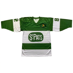 Créez votre propre maillot de hockey sur glace personnalisé, vente en gros, respirant, 100% polyester, impression par sublimation avec nom et numéro - Product Image 1