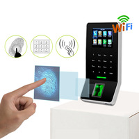 Sistema de Control de Acceso Biométrico F22 WIFI con Huella Dactilar y RFID, Máquina de Registro de Asistencia y Control de Acceso Inteligente para Puertas