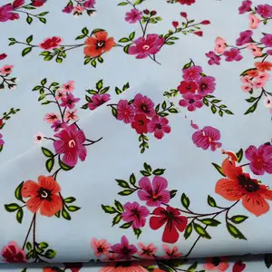 Shaoxing Yuyuan Imp Satijn Bedrukte Stof Zijde Chiffon Polyester Mat Glanzend Satijn Digitaal Spandex Satijn Stof Voor Shirt Pyjama