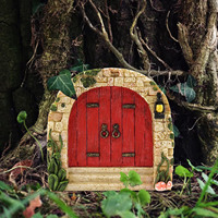 Fée Jardin Kit Elfe Fée Porte pour Arbres Arbre Souche Décor Fée Maison Kit Gnome Jardin Décor