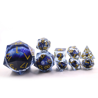Dés transparents en vrac ouverts jeux de saphir en gros donjons et dragons dés