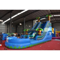 Toboggan aquatique gonflable en PVC personnalisé pour enfants, idéal pour les fêtes, château gonflable de jardin pour usage domestique, piscine rebondissante – Vente chaude