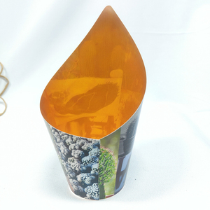 Couverture d'emballage de <span class=keywords><strong>pot</strong></span> de gallon de fleur jaune de rose d'escalade pour décorer le planteur - Product Image 5