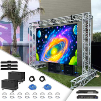 Pantalla LED para Cabina de DJ P2.604, Gabinete Ligero de Alquiler para Sistema de Video Wall en Escenarios de Clubes