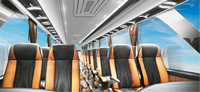 Porte-bagages de bus personnalisé, boîte de rangement incurvée à l'avant pour mettre en valeur la beauté du design