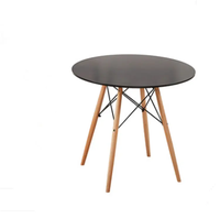 Jolie table basse ronde simple ensemble 4