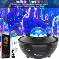 Projecteur LED Galaxie et Océan avec Haut-Parleur Musical Sans Fil pour Chambre d'Enfant