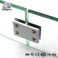 Alliage d'aluminium en métal extrudé F U Type support de coin canal 8 mm pince à verre