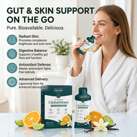 Glutathion Liquide Oral Prix de Gros Santé Intestinale Éclaircissement de la Peau Complément Antioxydant Immunitaire Boisson au Glutathion