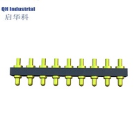 Connecteur Pogo étanche plaqué or à 9 broches, pas de 2.54mm, pour appareil électronique PCB, lunettes intelligentes, casque VR