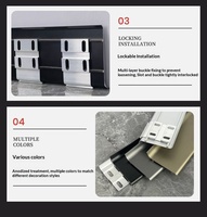 ALK Plinthe LED Moderne Style Industriel pour Hôpitaux, Hôtels, Appartements - Résistante à l'Eau, Écologique, en Alliage d'Aluminium