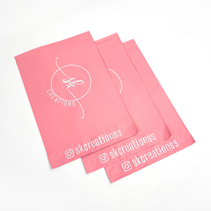 Bolsas de Correo de Polietileno Biodegradables con Logotipo Personalizado Impreso, Ecológicas, al por Mayor, Bolsas de Embalaje Rosas para Envío - Product Image 5