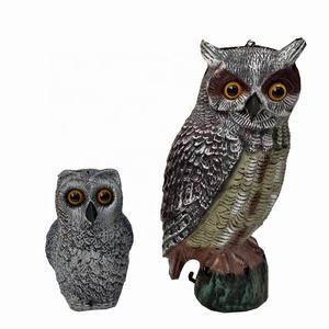 Jachtuil-afschrikfiguur van <span class=keywords><strong>plastic</strong></span> voor het afschrikken van vogels in de tuin en buitenshuis - Product Image 3