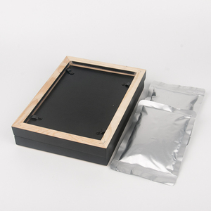 7 אינץ כלב חתול מחמד Paw מזכרת חימר מסגרת עץ תמונה מסגרת עבור חיות מחמד כלב Paw מזכרת תינוק טביעת כף יד טביעת רגל זיכרון - Product Image 4