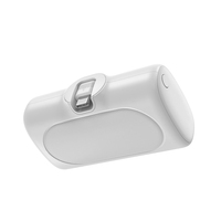Mini chargeur de téléphone portable en forme de capsule 10000mAh, charge rapide 22.5W, portable, câble pliable intégré, type-C 15W/20W, cadeau personnalisé OEM