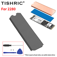 TISHRIC Radiateur Graphène M.2 Solid Universal Heatsink Cooler pour 2280 NVME NGFF M.2 2280 Soliaa-State Heatsink