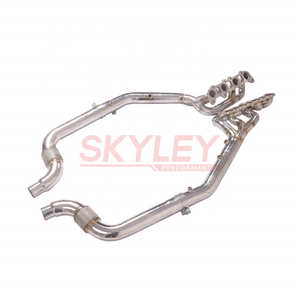 Выпускной коллектор SKYLEY Custom Turbo для Ford Mustang V8 5.0L 2015-2024, длинные трубчатые патрубки, спортивные передние соединительные трубы Mustang - Product Image 3