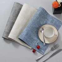Vente en gros de sets de table en cuir minimalistes nordiques, double face, imperméables, résistants à l'huile, résistants à la chaleur, écologiques, durables, réutilisables