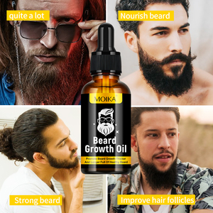 Sérum d'essence de croissance de <span class=keywords><strong>barbe</strong></span> à l'argan et au jojoba pour hommes, nourrissant, adoucissant, lissant, anti-casse, source usine - Product Image 1