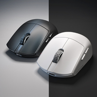 Darmoshark M5 Mouse Gaming Mini, Mouse Gaming 8K 26000dpi PAW3395 dengan tiga Mode koneksi N52840 makro ringan 38g