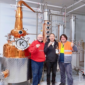 Destilador de alcoholes ZJ 300L, máquina para hacer ginebra, equipo de destilería de brandy, máquina de destilación de whisky - Product Image 1